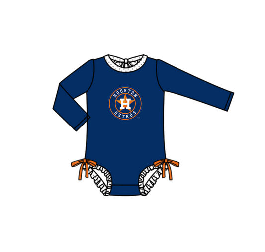 Girls one piece custom team design swimwear