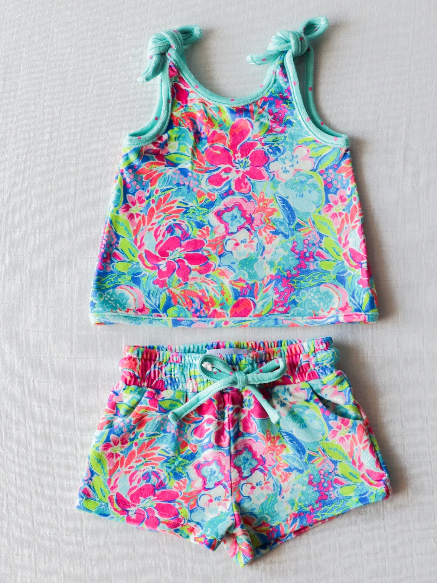 infant baby girls floral outfit