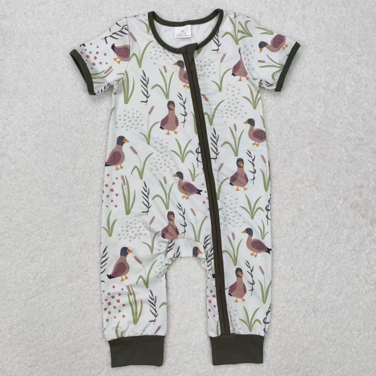 Duck short sleeve top matching pants boy wholesale factory price outfit