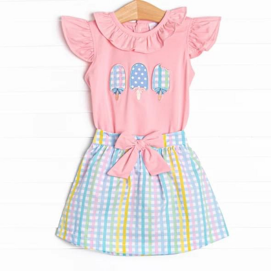 infant baby girls popsicle outfit