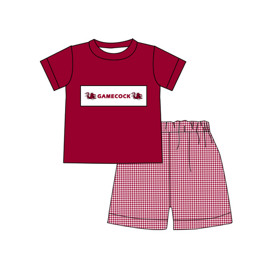 wholesale kids baby boy team style summer outfit