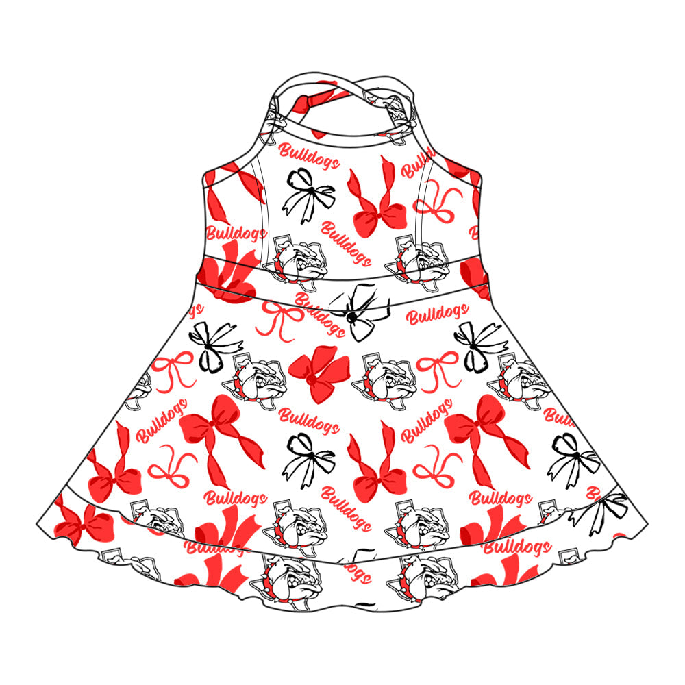 Toddle girls wholesale custom team design dress