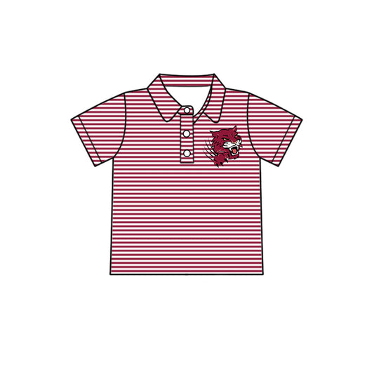 Kids baby short sleeve custom team pullover top
