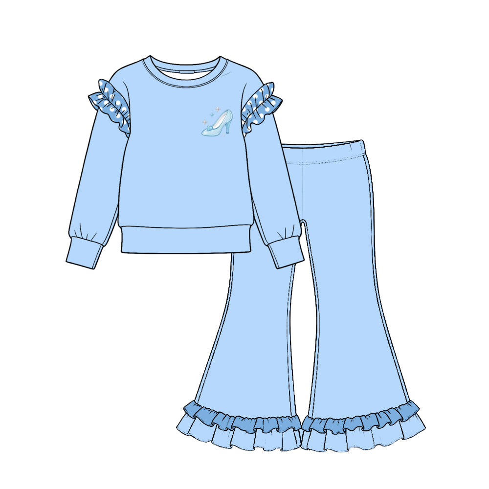 Princess design girl long sleeve outfit preorder