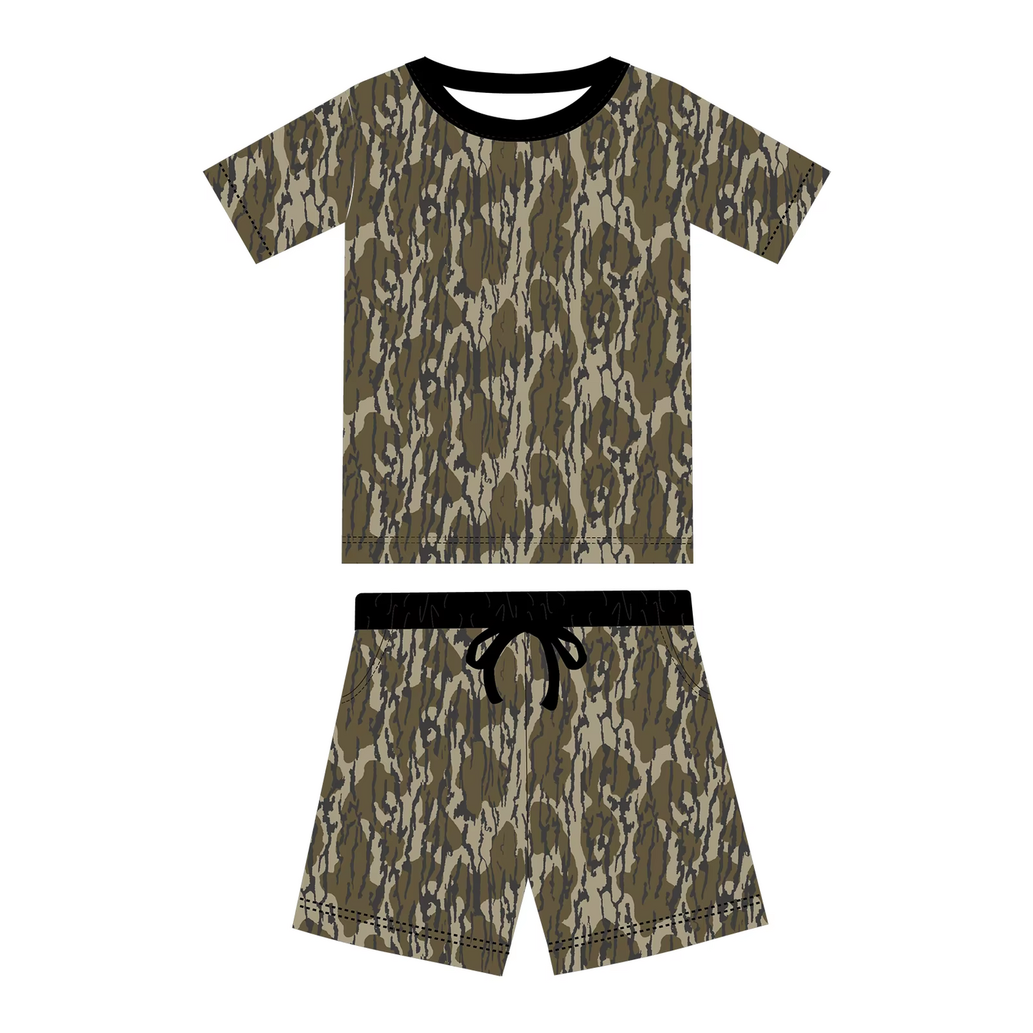 Camouflage design kids summer outfit