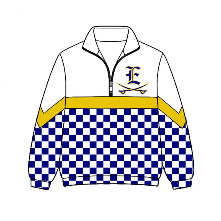 Kid Evadale Rebels team style long sleeve pullover top
