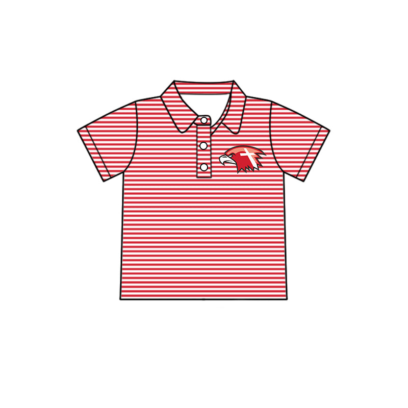 Kids baby short sleeve custom team pullover top