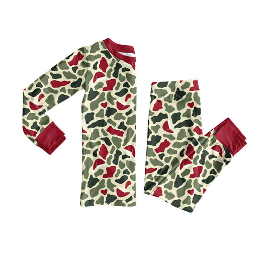 Christmas design kids pajama set wholesal factory price