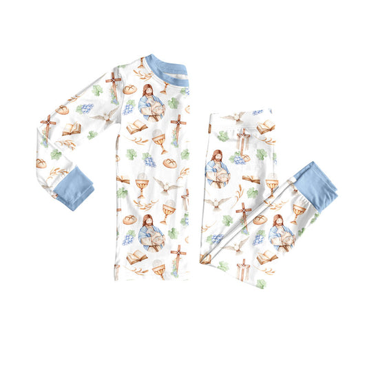 Christmas design kids pajama set wholesal factory price