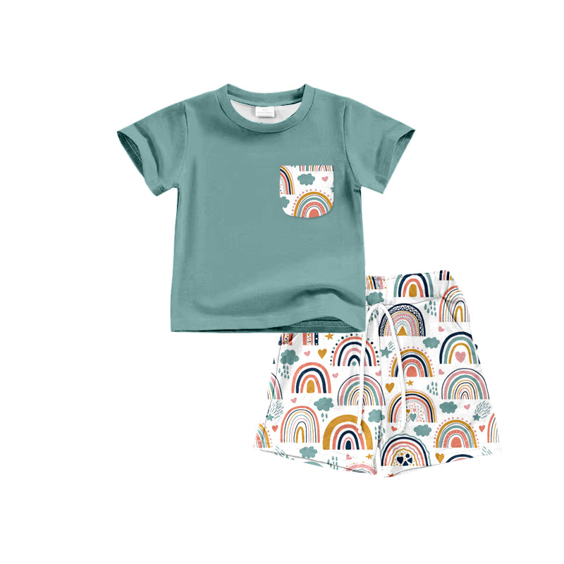 baby boy rainbow design outfit