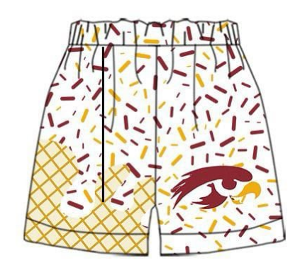 toddle baby boy custom team shorts