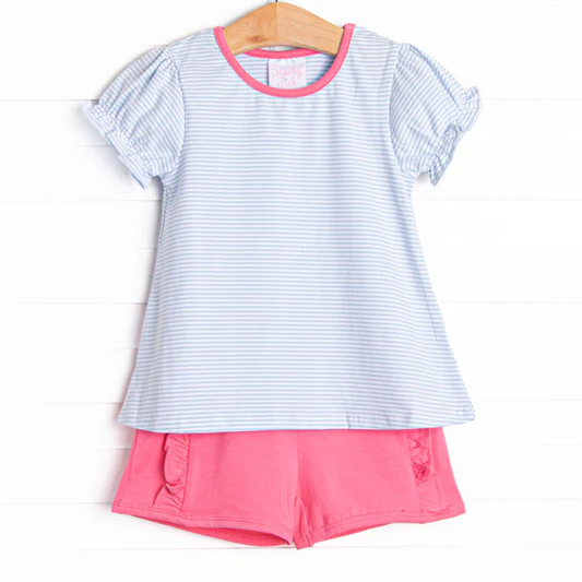 Toddle girls wholesale summer short set