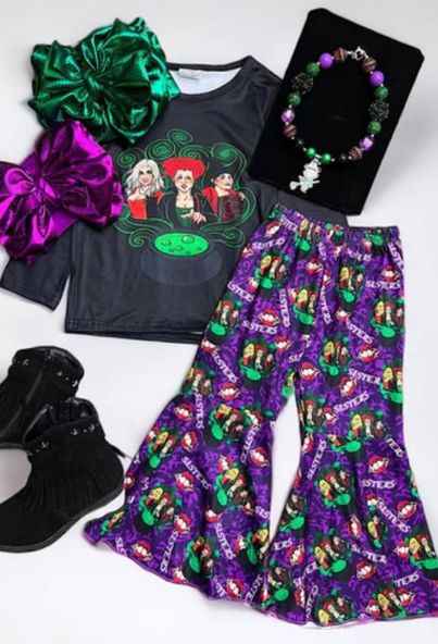 girls baby girls Halloween clothes set