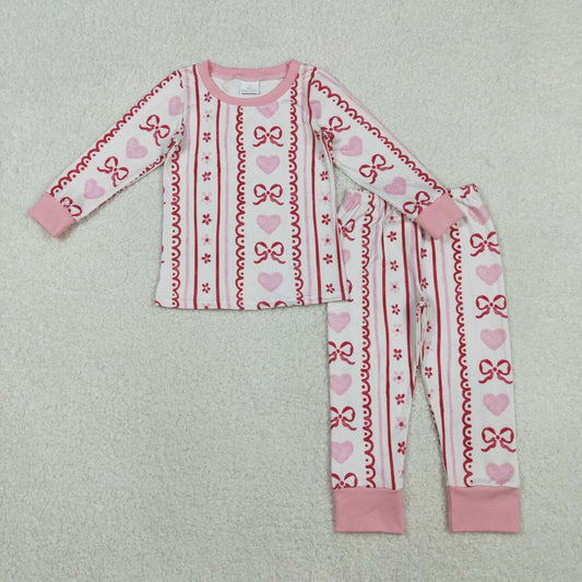 Girls long sleeve Valentines day outfit