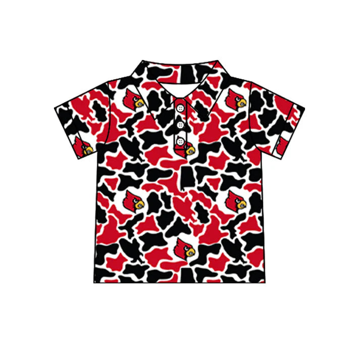 Kids baby short sleeve custom team pullover top