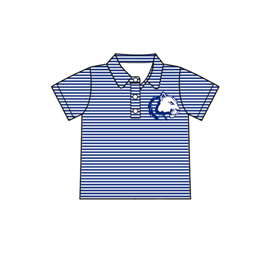Kids baby short sleeve custom team pullover top