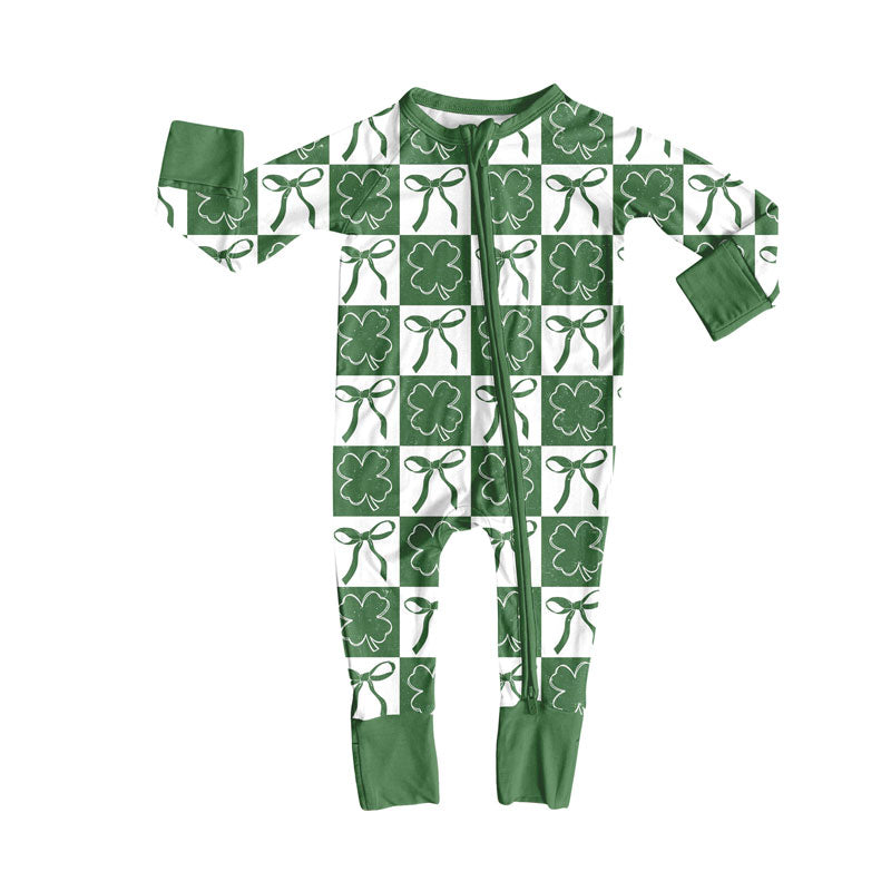 Saint Patrick's Day toddle baby  long sleeve romper
