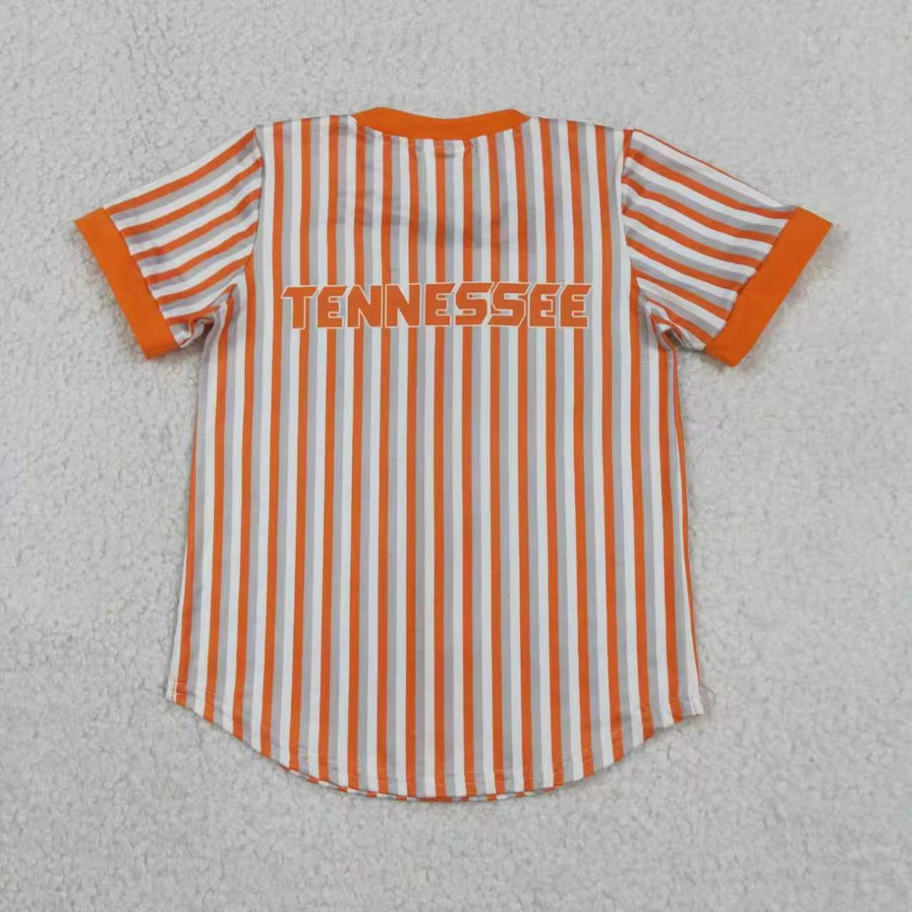 Tiger print boy short sleeve top