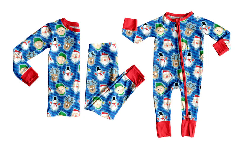Toddle kids Christmas design matching outfit