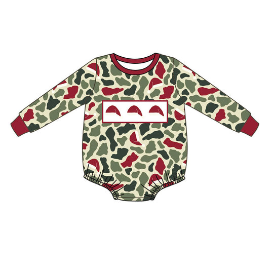 Toddle baby Christmas design long sleeve romper wholesale factory price