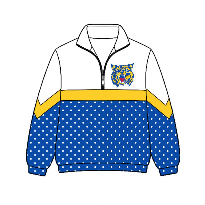 Kid team style long sleeve pullover top