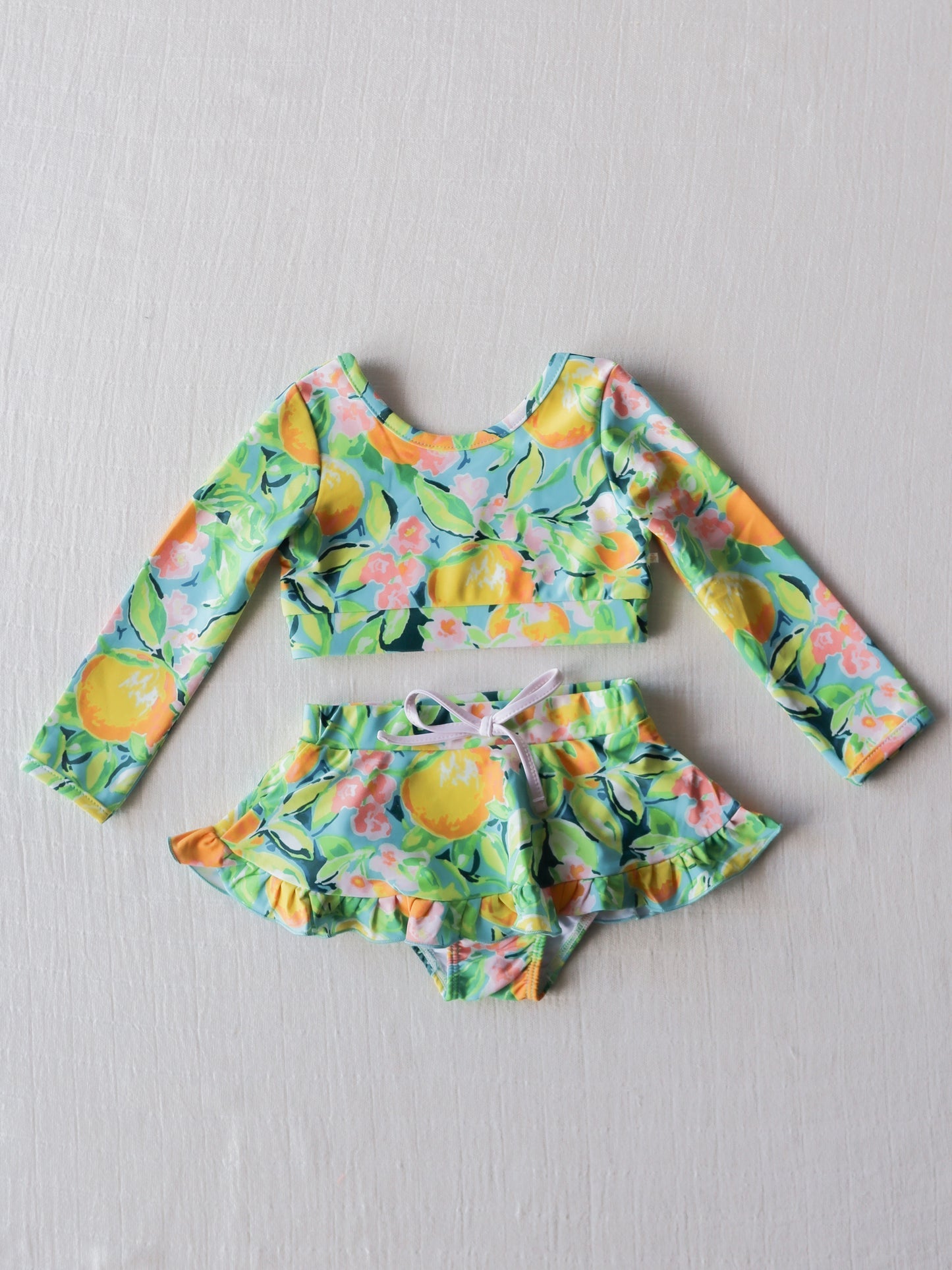 baby girls summer two pieces bathing suit