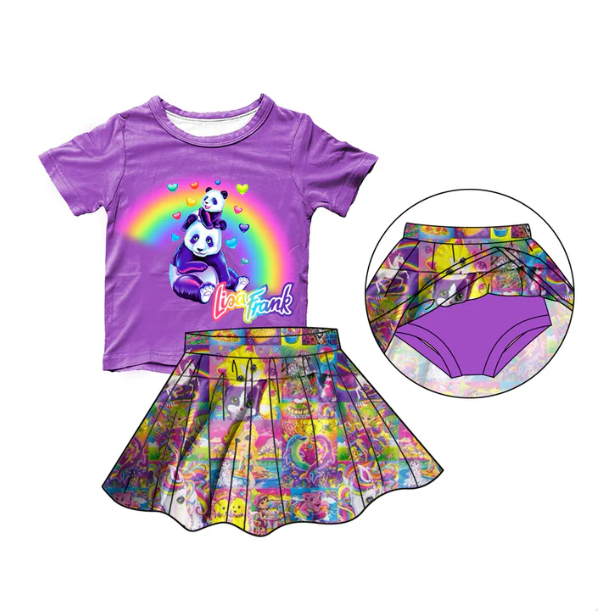 infant baby girls summer skirt outfit