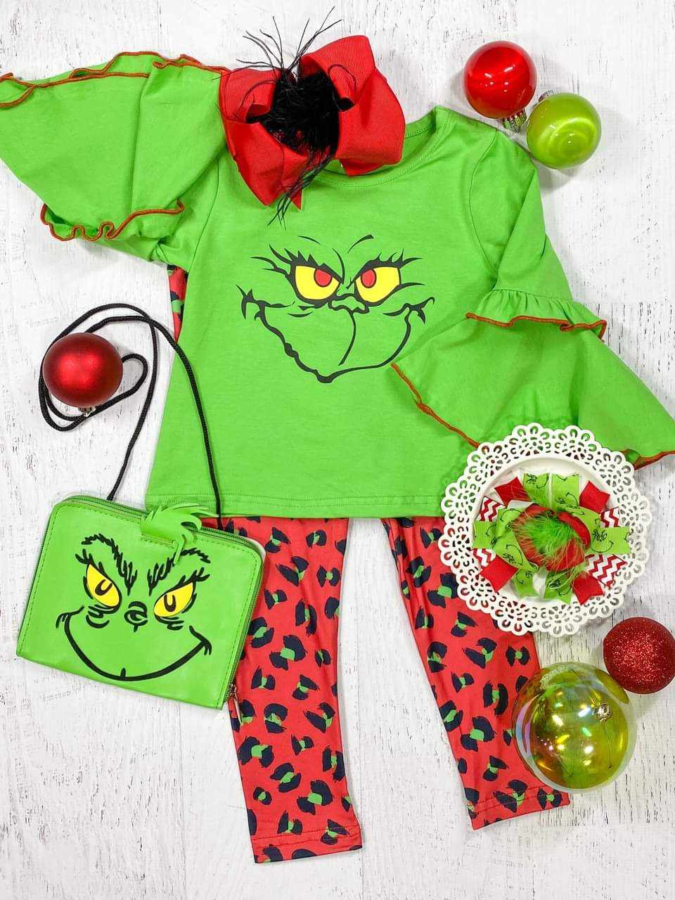 baby girls Christmas clothing set