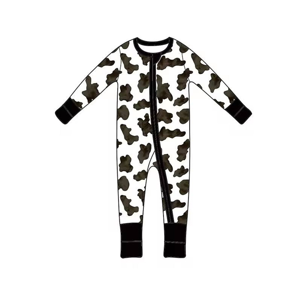 infant baby boy long sleeve zip romper
