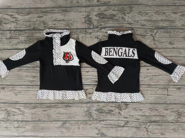 baby girl long sleeve team pullover