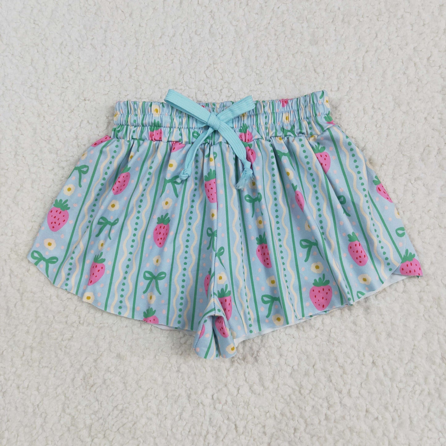 Toddle baby girls colorful bow shorts