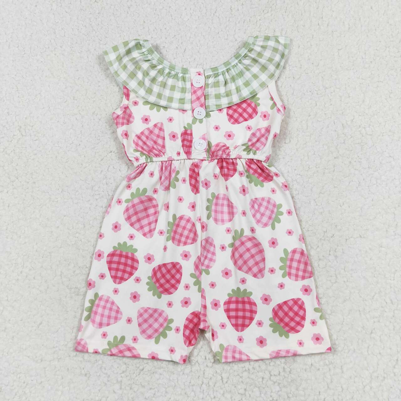 toddle girls strawberry romper