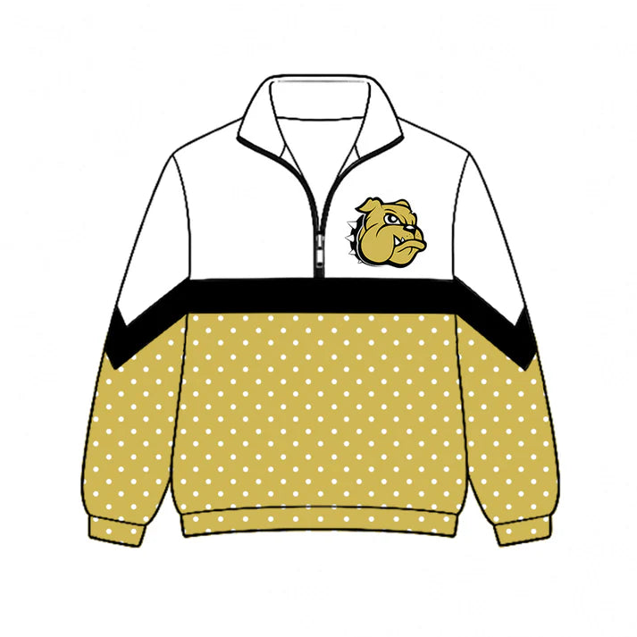 Kids Nederland Bulldogs team style long sleeve pullover top