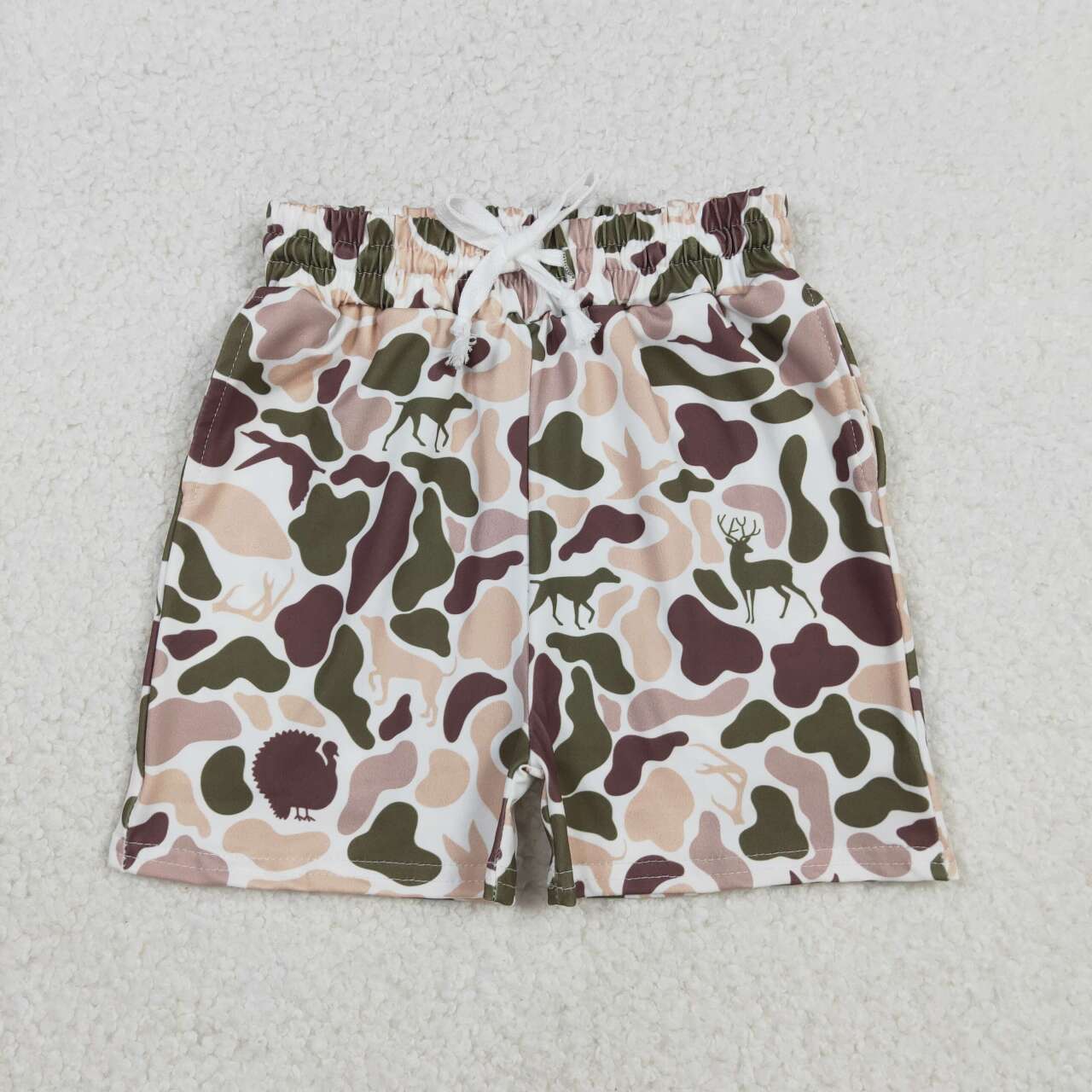 Toddle baby boy deer duck camo shorts