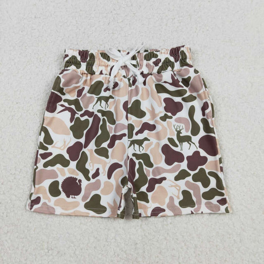 Toddle baby boy deer duck camo shorts