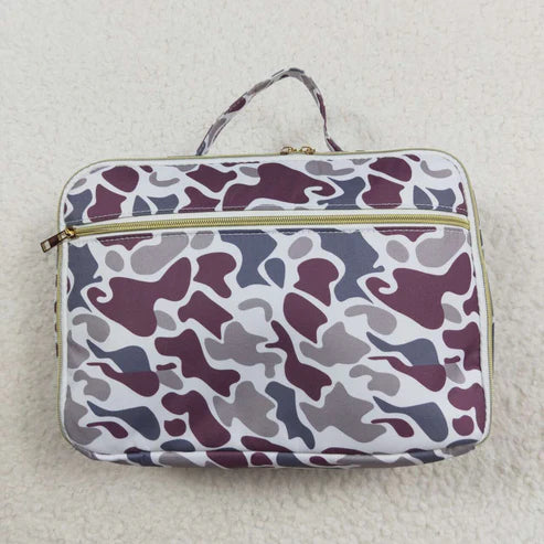 girls matching camo print duffle bag adult travel bag sports bag