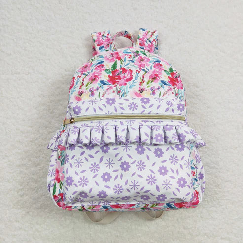 wholesale girls floral matching backpack lunch bag