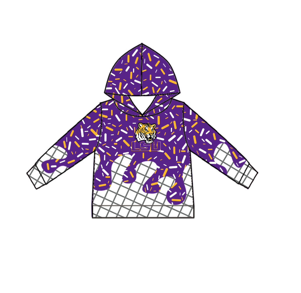 baby boy custom team design hoodie top