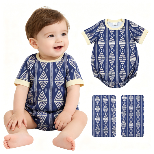 Toddle baby boy western romper