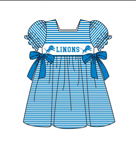 Custom collegiate team girls summer dress