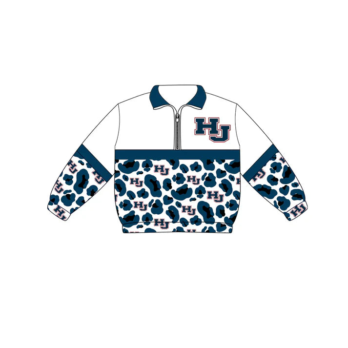 Kids team style long sleeve pullover top
