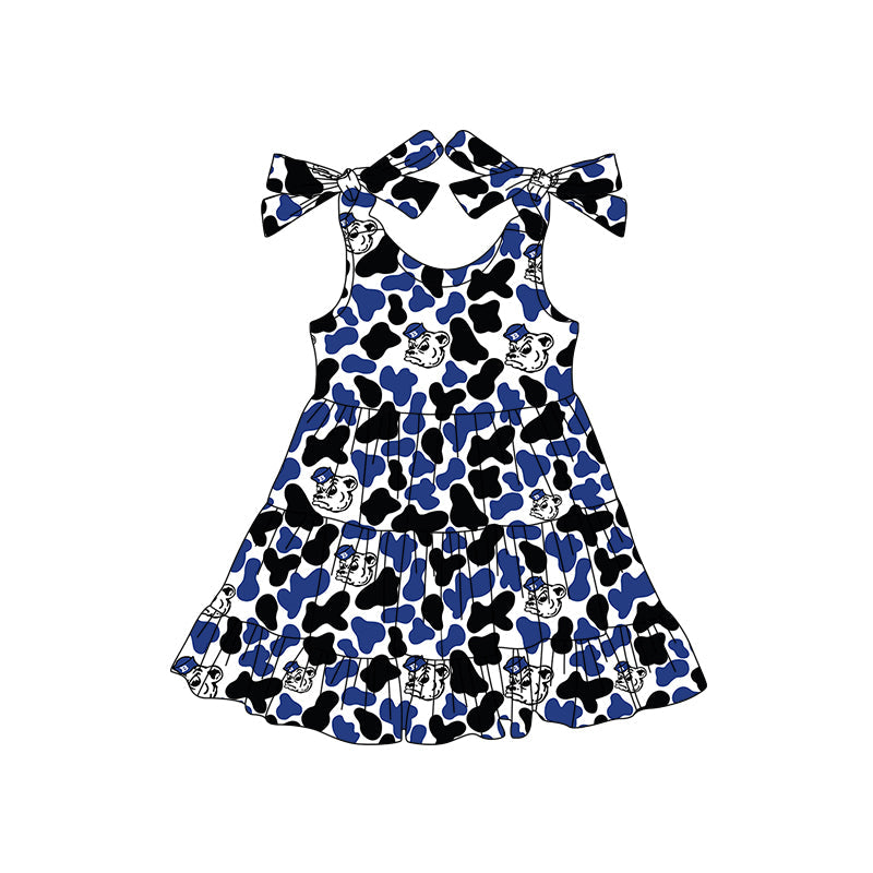 Toddle girls wholesale custom team design dress