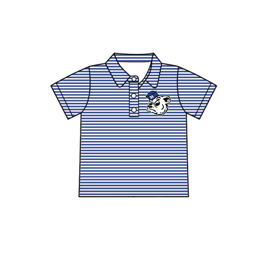 Kids baby short sleeve custom team pullover top