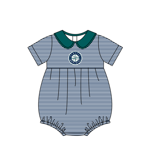 Team design toddle baby boy summer romper