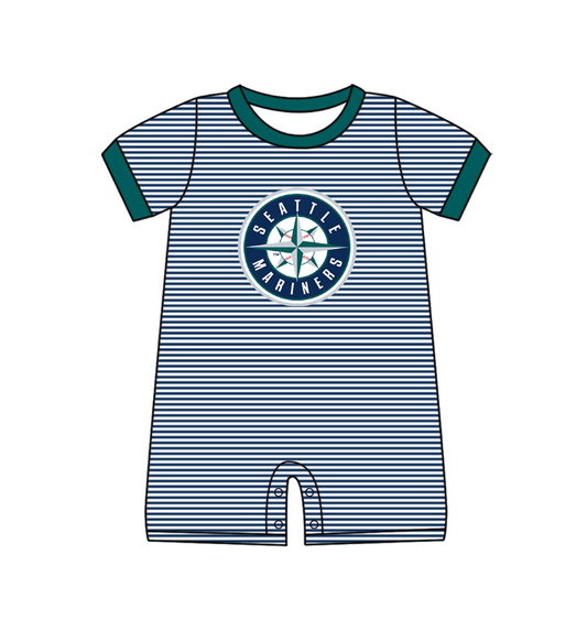Team design toddle baby boy summer romper
