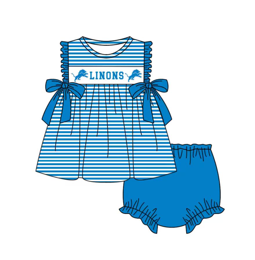 Toddle kids custom team design bummies set