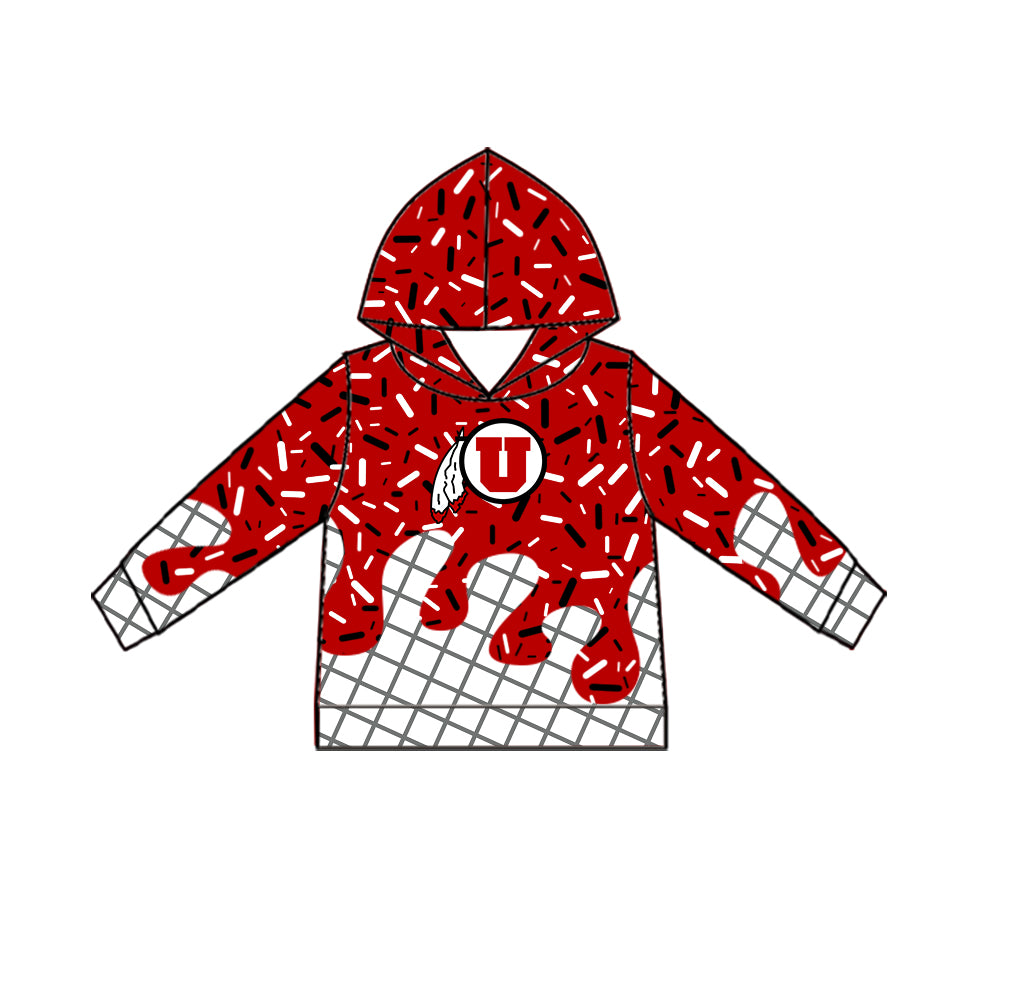 baby boy custom team design hoodie top