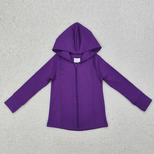 Baby Girls Purple Active Wear Long Sleeve Hoodie Top