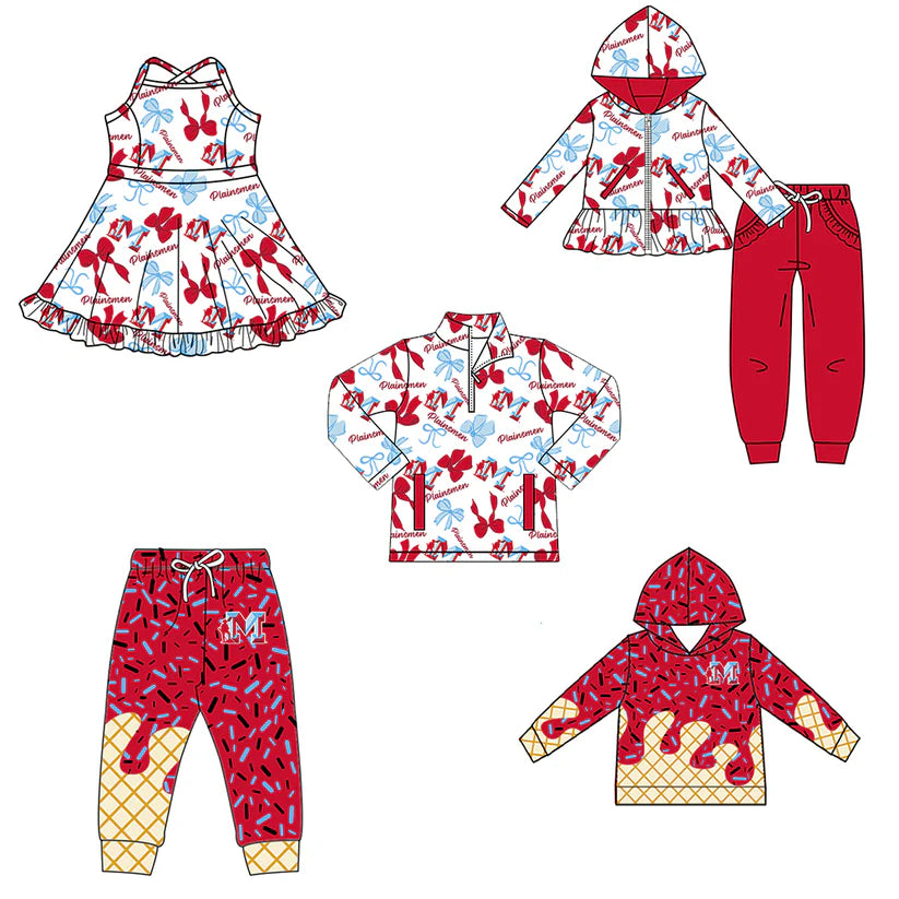 Toddle baby custom team design matching outfit