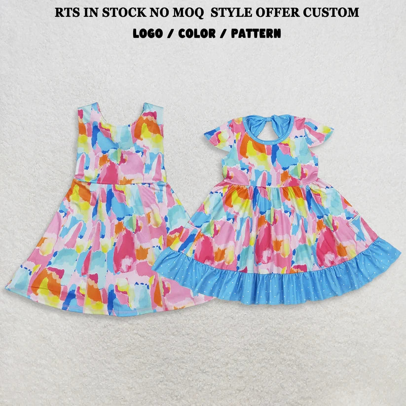Toddle girls tie dye summer dress